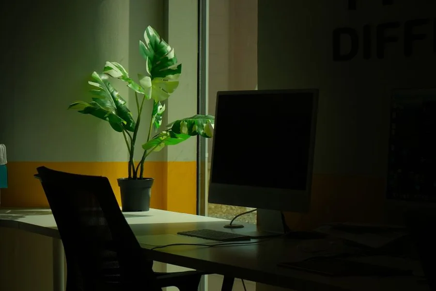 Outdoor Office Pod: Cost, Permits, and Setup Guide Modern workspace desk inside a backyard office pod