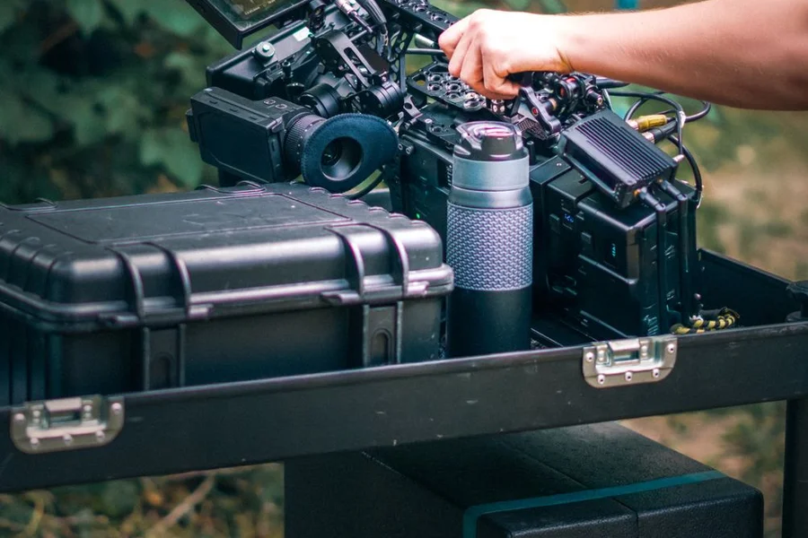Stars Talent Studio Guide: Agency Submissions and Casting Tips Professional cinema camera on a studio movie set
